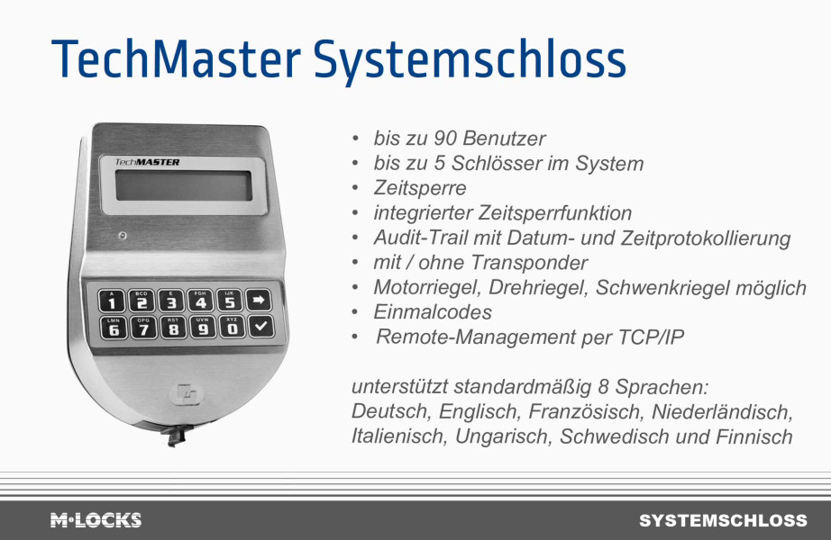 TechMaster Systemschlösser