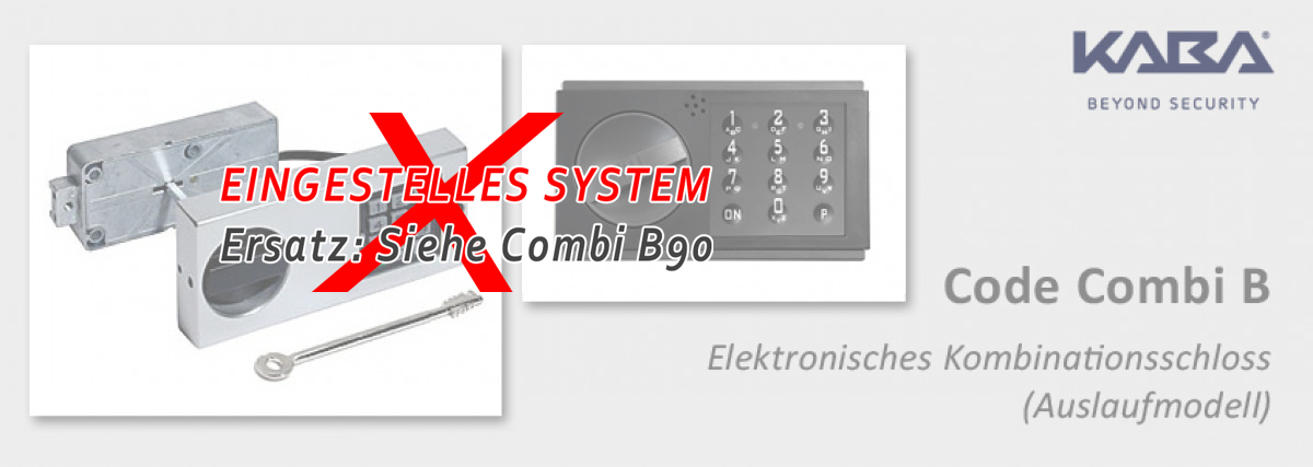 Code Combi B - eingestellt -