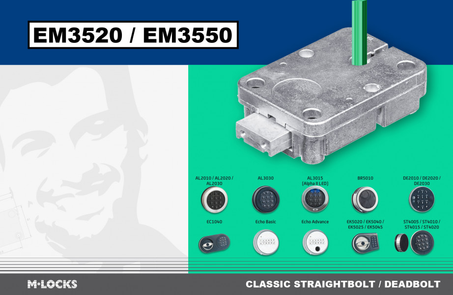 EM3520 / EM3550 / EM4050 - Drehriegel