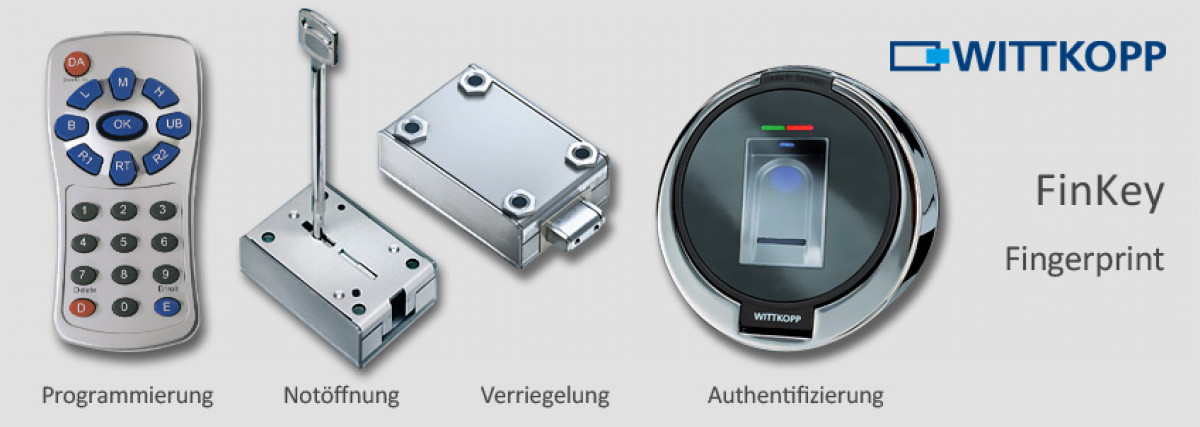 FINKEY • biometrisch, VdS Fingerprint