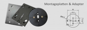 Adapter-/ & Montageplatte