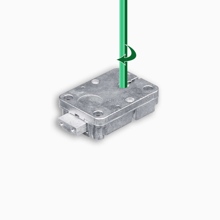 M-LOCKS T5201 D Straightbolt/Deadbolt electronisches Schloss für MiniTech