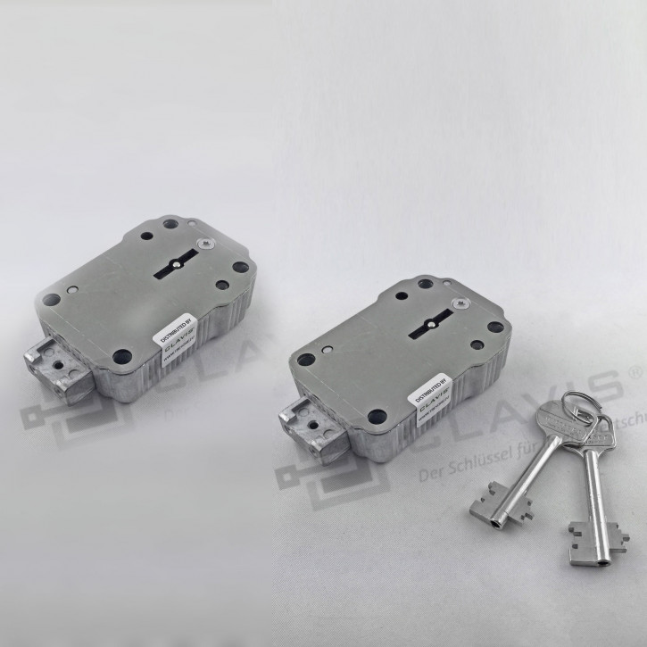 Modifikation 2 STK  Carl WITTKOPP OPTIMA 2648 auf gleichschließende OPTIMA 2647 / Tresorschloss ohne Zertifizierung / 2 STK Schlüssel 65 mm