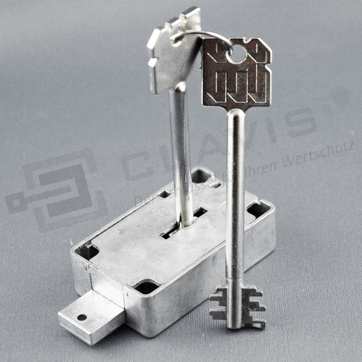 dormakaba 78091 Arator EN 1300 A Tresorschloss, Mietfachschloss Schlüssel 90 mm / Druckguss (zn)
