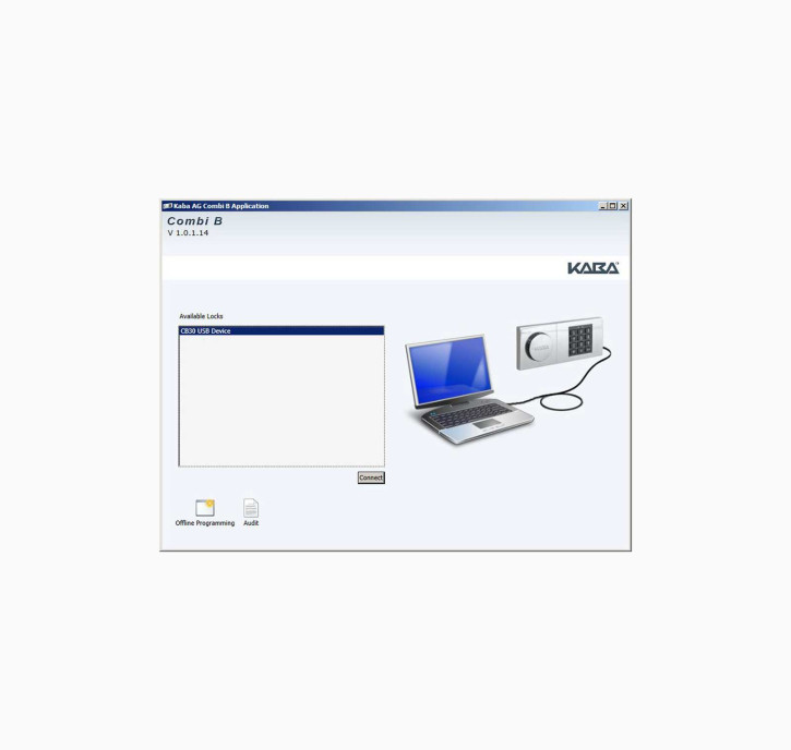 dormakaba Combi B 90/30 PC Software zum Auslesen des Schlosses (B90/B30 Audit) dormakaba Combi B 90/30 PC Software zum Auslesen des Schlosses (B90/B30 Audit)
