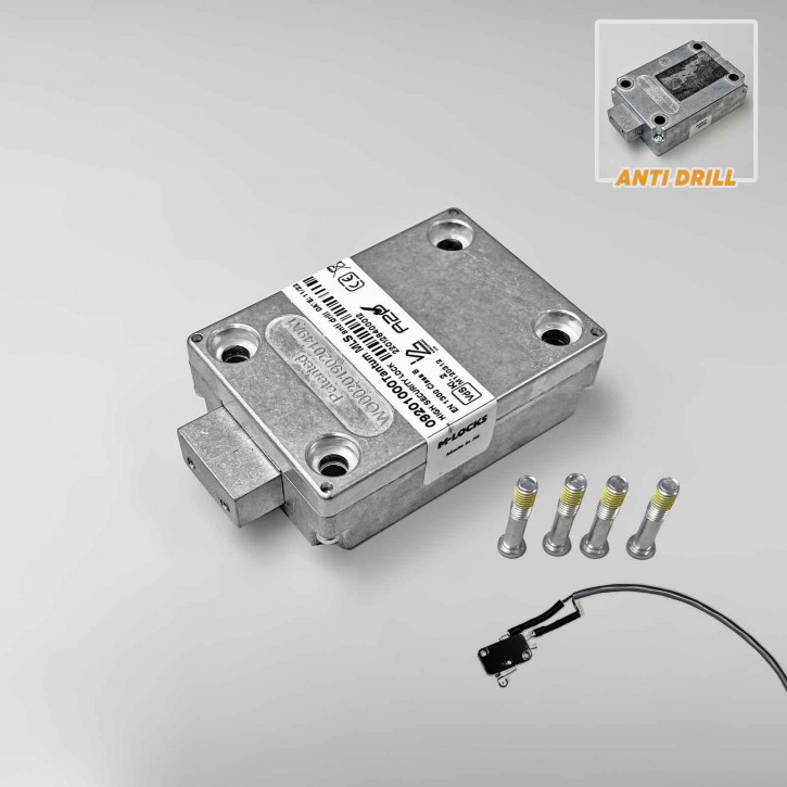 M-LOCKS TANTUM PRO Elektronikschloss Motorschloss 1 Master / 9 Benutzer mit Bohrschutz (ANTI DRILL Umrüstschloss)