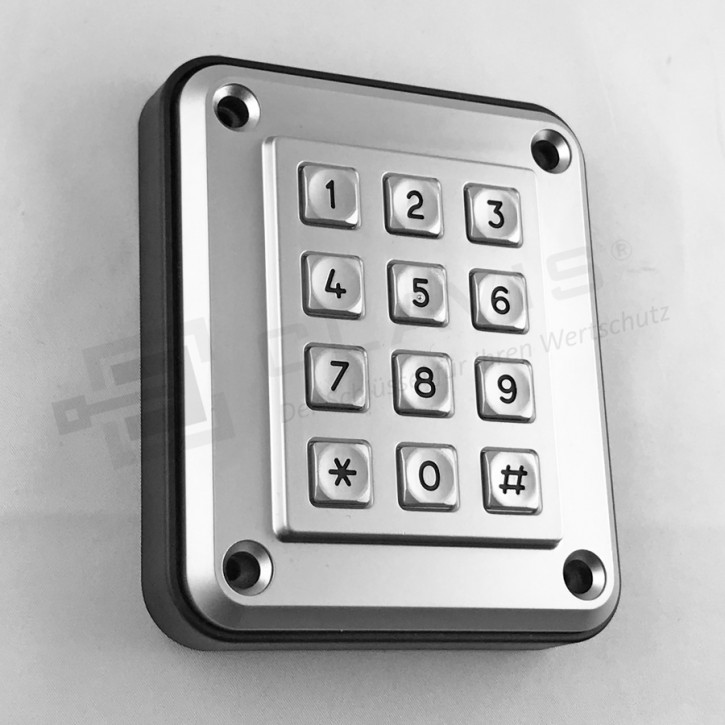 M-Locks Tastatur DT2006 IP 67 / IK 10 Eingabeeinheit Aussenbereich Außenanwendungen, schwere Metallausführung / Vandalismusschutz