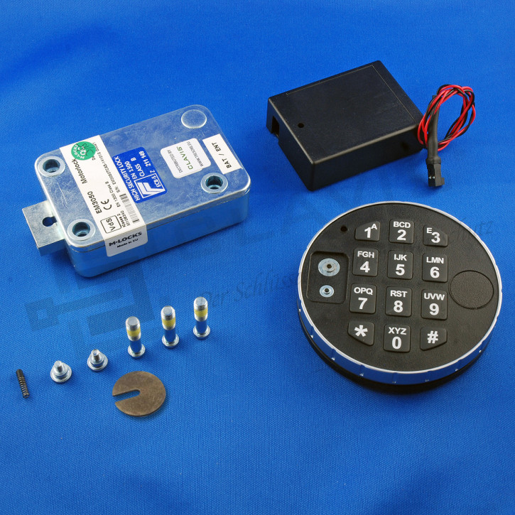 M-Locks Set2 Elektronikschloss MotorLock Motorschloss Tresorschloss EM3020/ EM3050 + DE2010 + ST6070 inkl. Dallas Leser