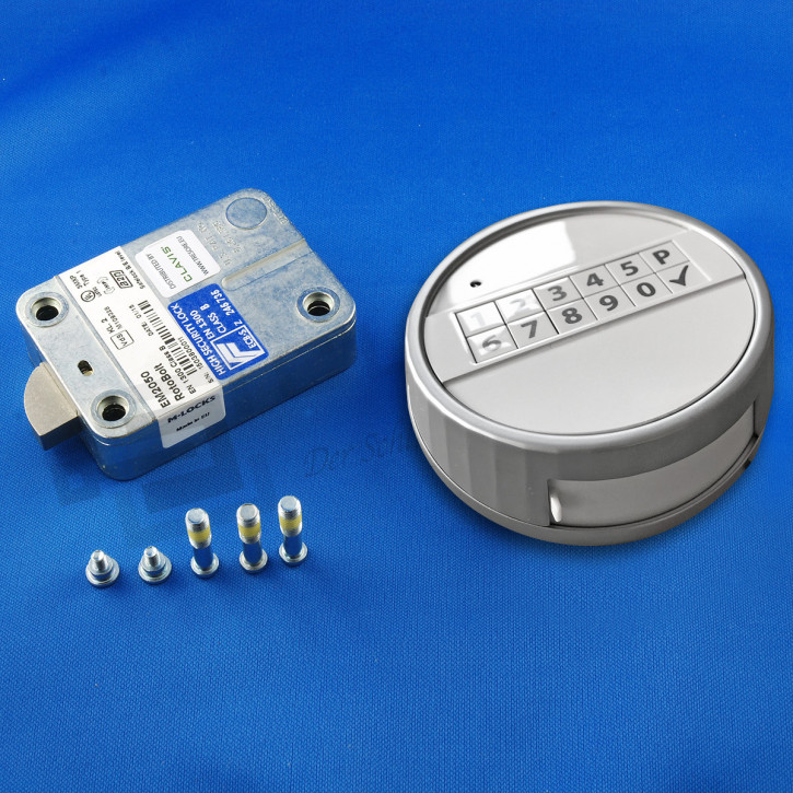 M-Locks Set5-2 Elektronikschloss Rotobolt Swingbolt Tresorschloss EM2020/ EM2050 + Echo weiss