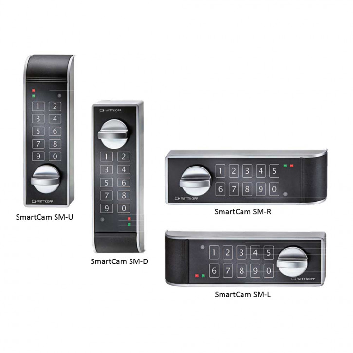 Carl Wittkopp SmartCam Fachschloss flexibles Elektronischloss für Spinde, Innenfach, Schubladen, Schrankschloss