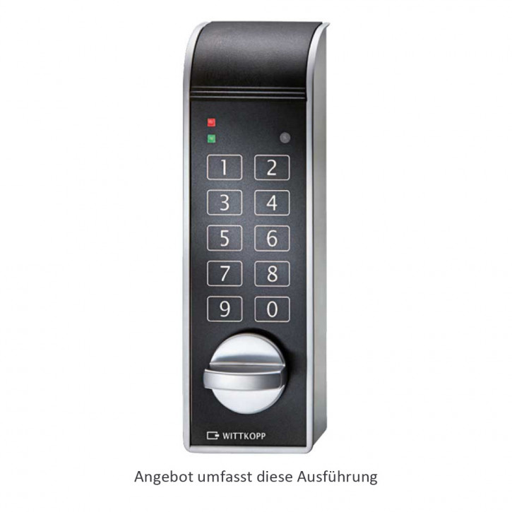 Carl WITTKOPP SmartCam Fachschloss flexibles Elektronischloss für Spinde, Innenfächer und viele weitere Anwendungen SM-U
