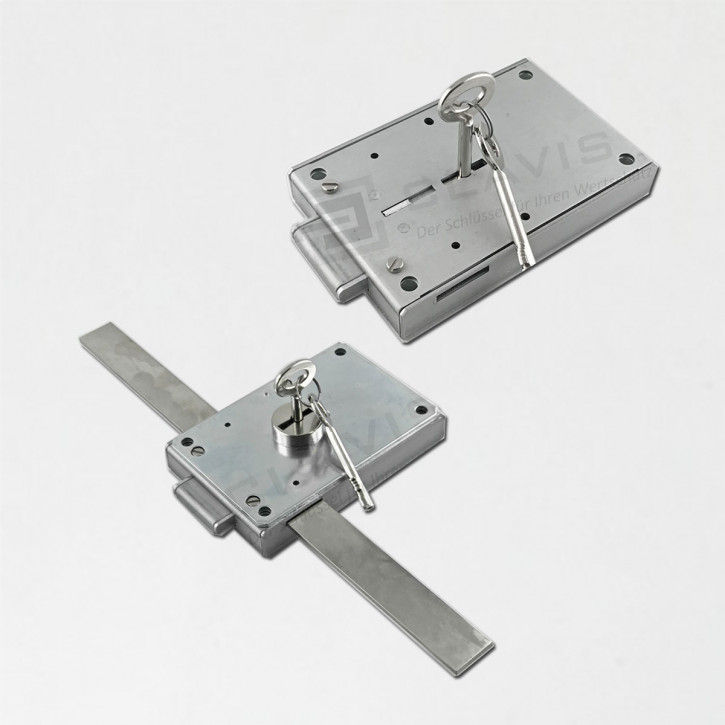 Cawi 1609 Innentresorschloss VdS I / 2x Schlüssel 72mm Messing