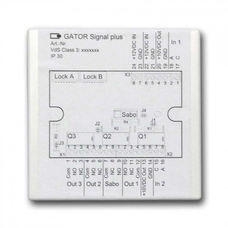 Gator Signal Plus Anschlussbox für Serie 2000/ 3000/ 3010/ 5000/ 6000/ 8000/ 9000 CAWI Carl Wittkopp