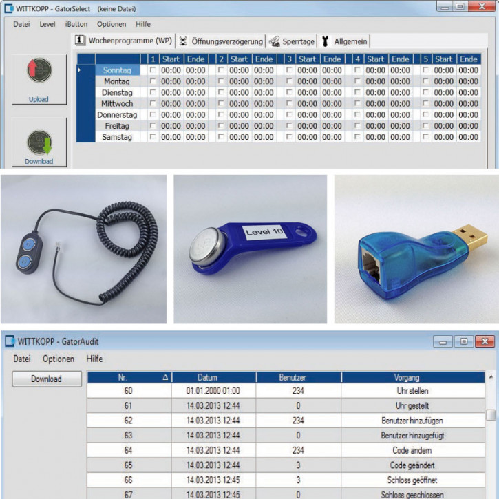 GatorSelect Set - Software und Datentransfer für Gator 2000/ 3000/ 3010/ 5000/ 6000/ 8000/ 9000 CAWI Carl Wittkopp