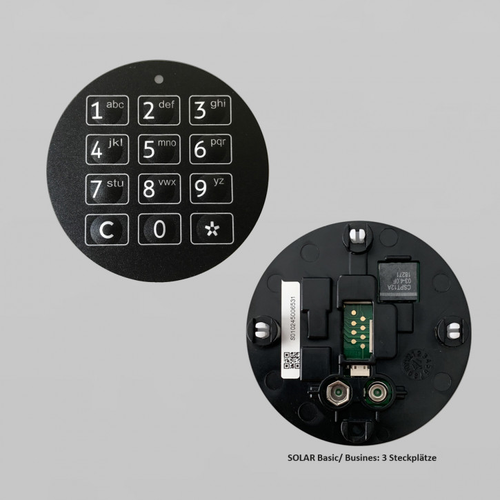 GST SOLAR BASIC, BUSINESS Tastatur, Eingabeeinheit. Tastatureinlage NICHT FÜR "DFS" geeignet!