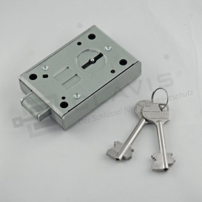Carl Wittkopp CAWI Tresorschloss Schlüsselschloss Optima mit 2 Schlüsseln 65 mm 