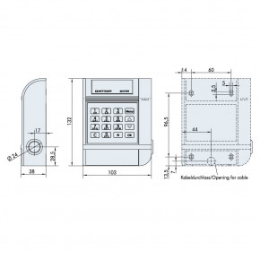 Gator F Eingabeeinheit passend für Systeme 3000/ 5000/ 6000/ CAWI Carl Wittkopp Tastatur