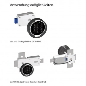 Gator RO Eingabeeinheit passend für Systeme 2000/ 3000 /5000/ 6000 CAWI Carl Wittkopp Tastatur