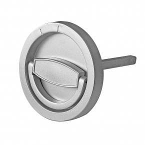 Alu Klappgriff □ 8 mm Vierkant Welle, ca. 115mm Nutzlänge - kürzbar, für Waffenschrank oder Tresor - Griff zum Austausch