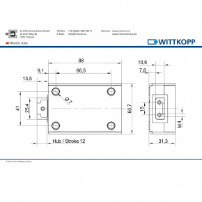 Carl WITTKOPP PRIMOR 3000/3010/3011 KOMPLETTSET - Elektronikschloss Motorschloss mit/ohne Notschloss, bestehend aus Einzelkomponenten:
