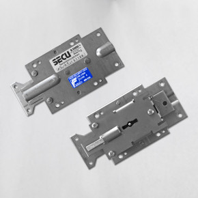 SECU S1000 links - Serie S Sicherheitsschloss Doppelbartschloss Tresorschloss z.B. diverse Burgwächter mit 120 mm Schlüsseln (mittel)
