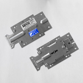 SECU S1000 links - Serie S Sicherheitsschloss Doppelbartschloss Tresorschloss z.B. diverse Burgwächter mit 70 mm Schlüsseln (kurz)
