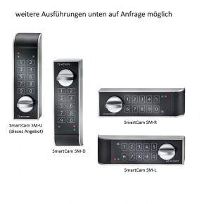 Carl WITTKOPP SmartCam Fachschloss flexibles Elektronischloss für Spinde, Innenfächer und viele weitere Anwendungen SM-U