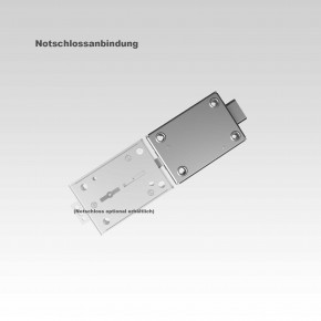 Carl WITTKOPP Remote 3010 Motorschloss mit NOTSCHLOSS-ANBINDUNG "kurz" Elektronikschloss, Schnittstelle: potentialfreie Kontakte