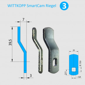 Carl Wittkopp SmartCam optionaler Riegel als Ersatzteil