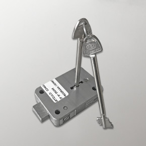 AGA Tresorschloss mit 2 Schlüsseln: 130 mm Druckguss