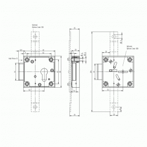 dormakaba 72081 Curator 80 PHZ für Profilzylinder