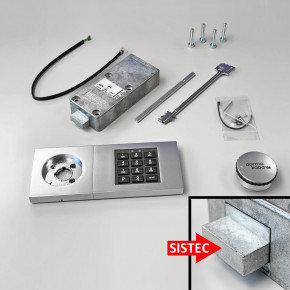 dormakaba Combi B 90/30 für SISTEC 82132/9xxx mit Notschlüssel b30 