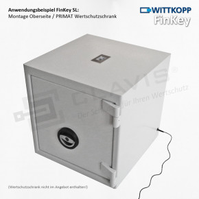 Carl Wittkopp FinKey Set 3 Fingerprint biometrisches Tresorschloss Fingerabdruck, Cawi
