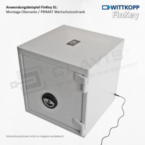 Carl Wittkopp FinKey Set 6 Fingerprint biometrisches Tresorschloss Fingerabdruck, Cawi