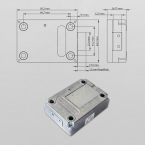 GST Stellar SET ML 18-1 - BUSINESS UNIVERSAL - Motorschloss Elektronikschloss SET inkl. Bohrschutz, Nachfolger v. SOLAR, DFS-SB u. DFS-SCA Schlösser / 9 Benutzercodes