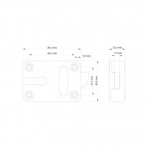 M-LOCKS Elektronikschloss REVOBOLT Basic Motorschloss 1 Master / 1 Benutzer