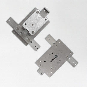 STUV by Wittkopp 4.19.9205.3 - CABLOX Tresorschloss VDS Klasse I (1), 60mm Schlüssel, auf Montageplatte, gekröpfter Stahl Riegel und Basküle